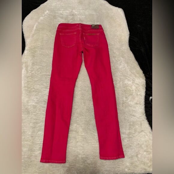 True Religion Womens Pink Skinny Denim Jeans Size 26 26x29 Pants‎ Stretch - Picture 2 of 9